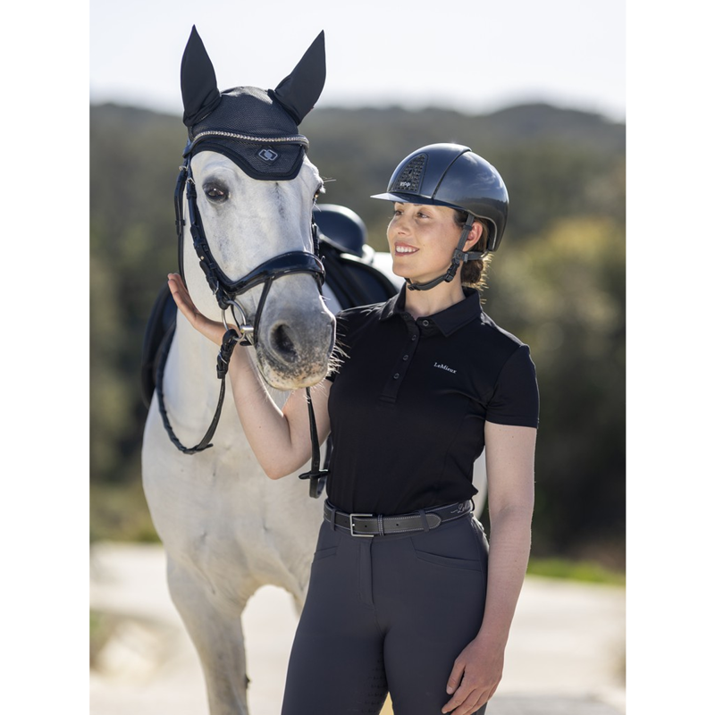 LeMieux Ultra Mesh Fly Hood - Black-1